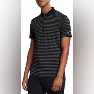 Nike Mens Victory Striped Golf Polo Short Sleeve Size XL